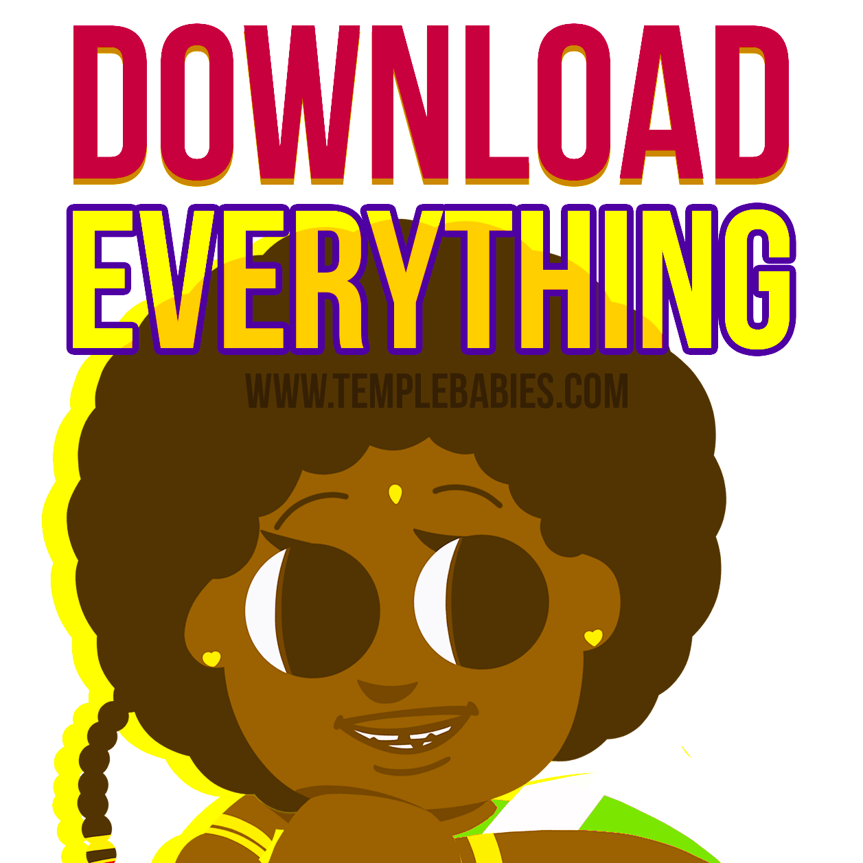 Download Everything! - TempleBabies– offering 50+ original cartoons, comics  & books!